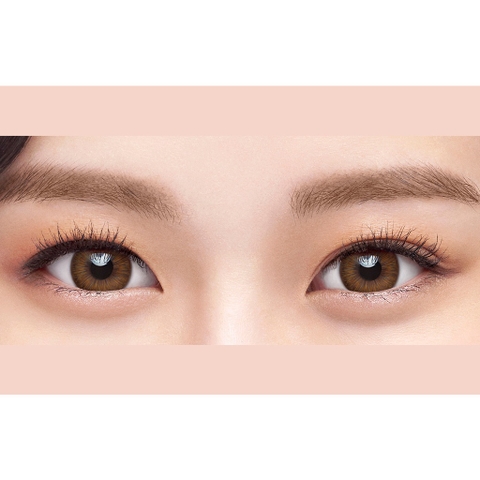 Kính áp tròng Acuvue Difine Fresh Honey, lens mắt cận dùng 1 ngày màu nâu tây - Lens Optic