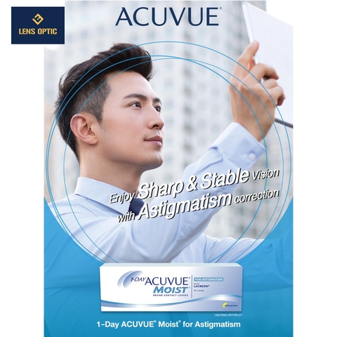 Kính áp tròng loạn thị 1Day Acuvue Moist Astigmatism