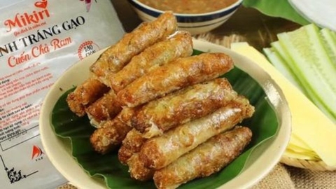 Bánh tráng chả ram Mikiri cho chả giò giòn ngon đúng điệu