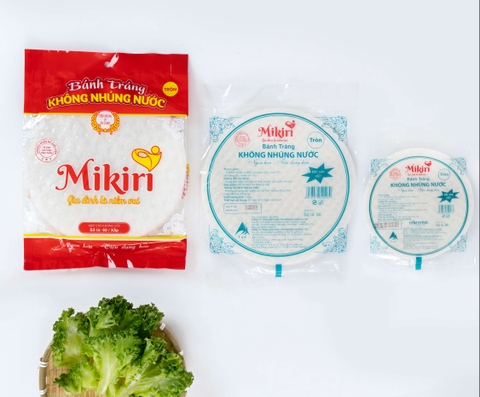 Làm món cuốn nhanh chóng, tiện lợi với bánh tráng Mikiri