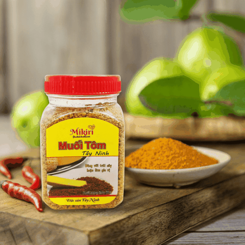 Muối tôm Mikiri - Chuẩn vị muối Tây Ninh