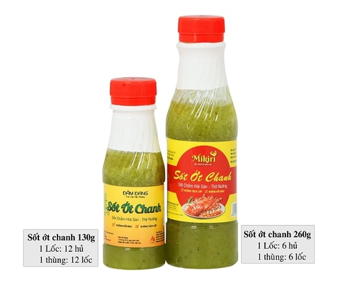 Sốt Ớt Chanh Mikiri - Chấm hải sản ngon ngất ngây