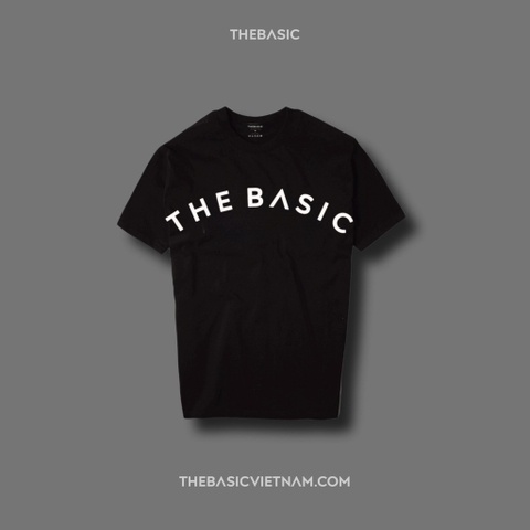 ÁO TSHIRT THEBASIC ĐEN 100% COTTON