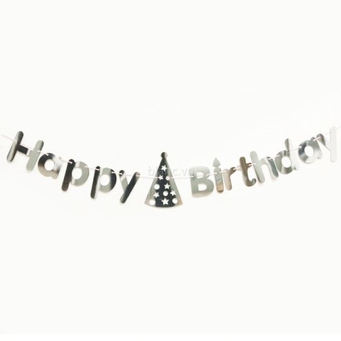 Set 2 băng rôn trang trí Happy Birthday