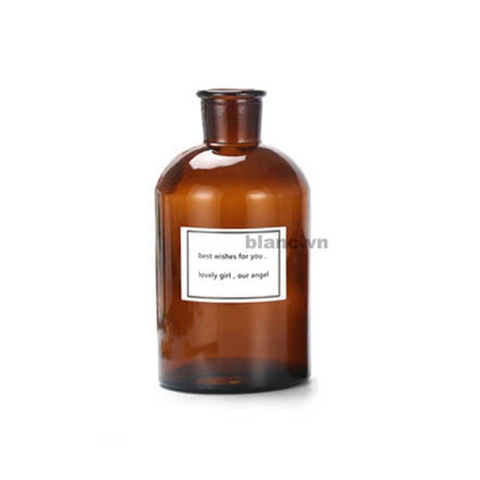 Bình thủy tinh Blue mountain cổ lọ 1000ml