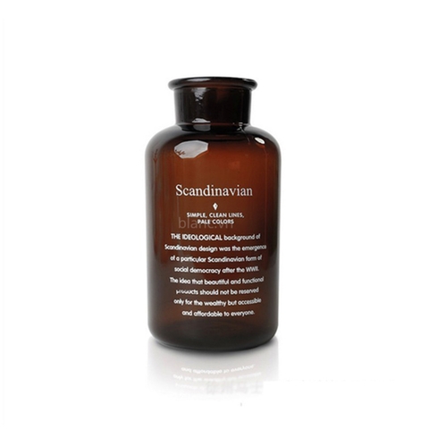 Bình thủy tinh scandivavian 1000ml