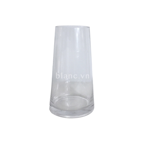 Bình thủy tinh trụ vát 28cm