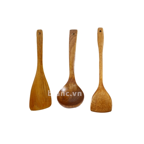 Set 3 dụng cụ nấu ăn gỗ