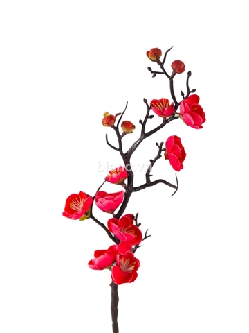 Cành đào hồng đậm 59 cm
