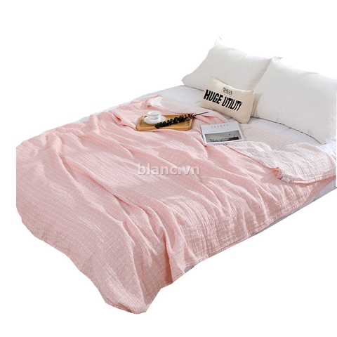 Chăn cotton họa tiết kẻ caro