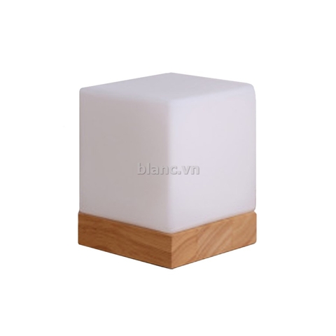Đèn ngủ Tesseract đế gỗ
