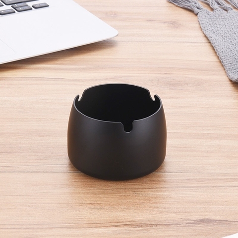 Gạt tàn inox đen cỡ nhỏ