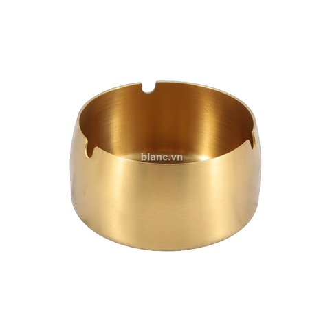 Gạt tàn inox mạ vàng cỡ nhỏ