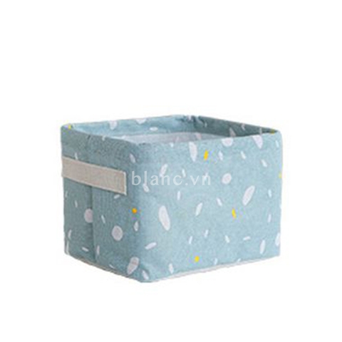 Giỏ canvas chữ nhật nhỏ nhiều màu