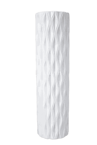 Bình gốm trắng sóng to 60 cm