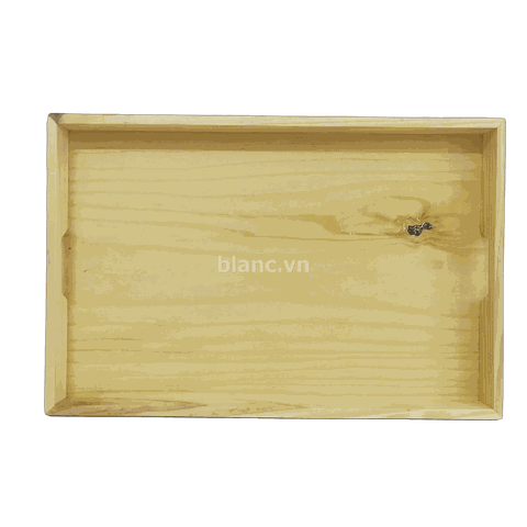 Khay gỗ chữ nhật 41x27 cm