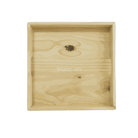 Khay gỗ vuông 27x27 cm