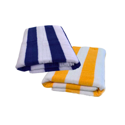 Khăn tắm cotton kẻ 70 x 150