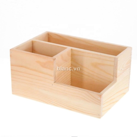 Khay gỗ đựng đồ 3 ngăn