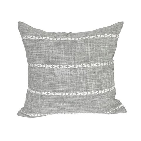 Vỏ gối linen sọc ren (bộ)