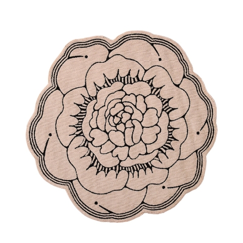 Thảm trải sàn Lagan tròn dệt trượt nước