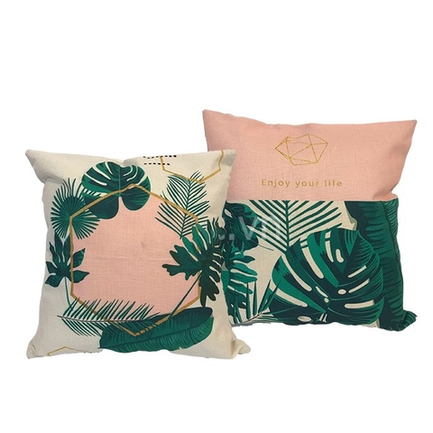 Sample Set 2 vỏ gối họa tiết lá