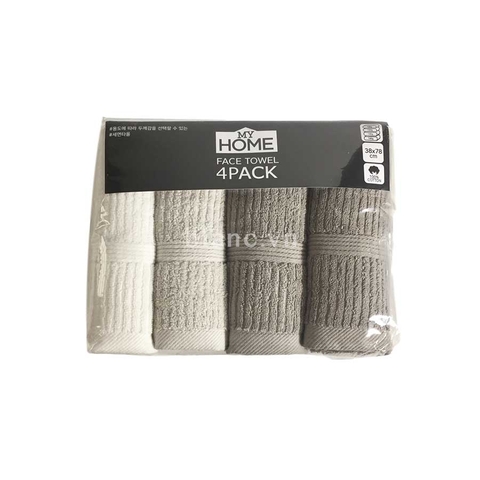 Set 4 khăn cotton 38 x 78