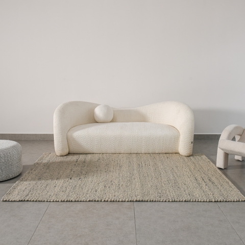 Thảm trải sàn Venus Ghi dệt tay Ấn Độ