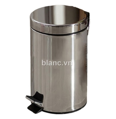 Thùng rác inox hình trụ đứng 7L