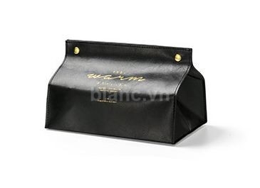 Túi đựng giấy ăn giả da -Warm