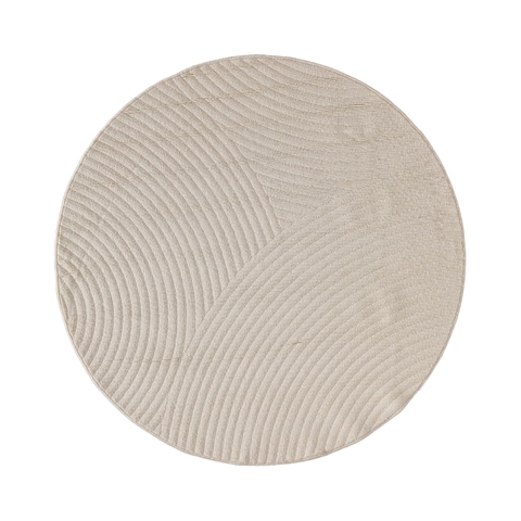 Thảm trải sàn Yara tròn dệt chống nước khổ tùy chọn