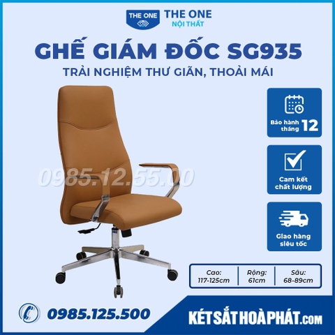 Thông số ghế lãnh đạo Hòa Phát SG935