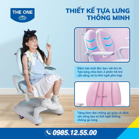 Ghế học sinh chống gù thông minh lựa chọn hoàn hảo cho các bé