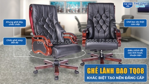 Tính năng ghế giám đốc Hòa Phát TQ08