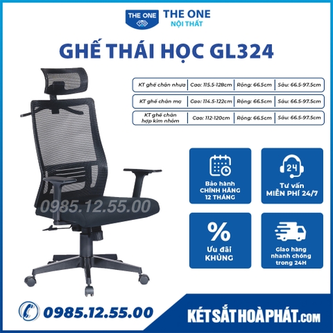 Thông tin sản phẩm ghế công thái học Hòa Phát The One GL324