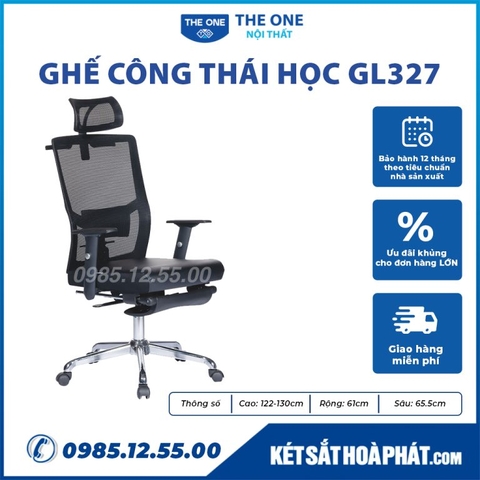 Thông số sản phẩm ghế thái công học Hòa Phát GL327