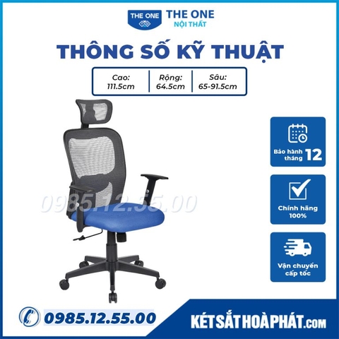 Thông số kỹ thuật ghế văn phòng GL305