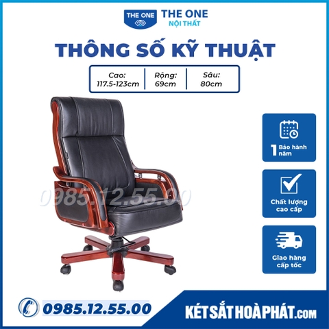 Thông số kỹ thuật ghế dành cho giám đốc TQ12