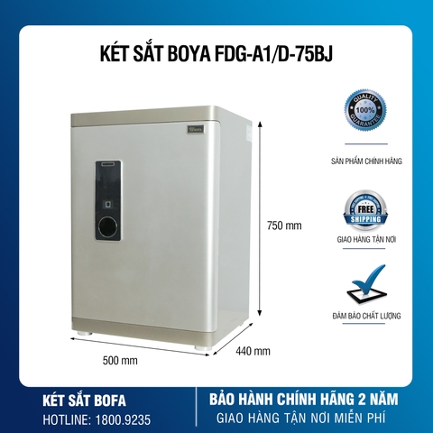 Két Sắt Nhập Khẩu Bofa FDG-A1/D-75BJ Vân Tay Điện Tử Cao Cấp Chính Hãng