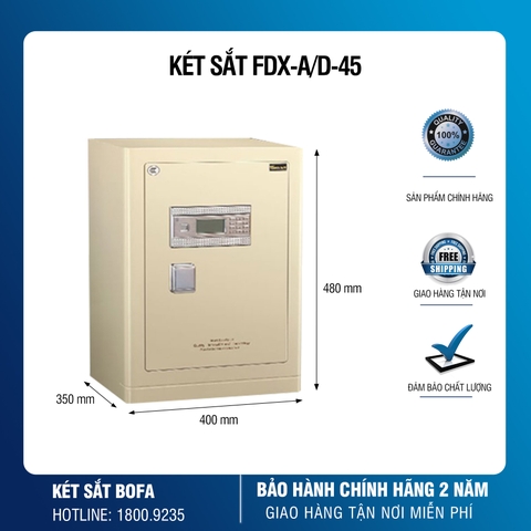 Két Sắt Mini Điện Tử Bofa FDX-AD-45 Nhập Khẩu Chính Hãng