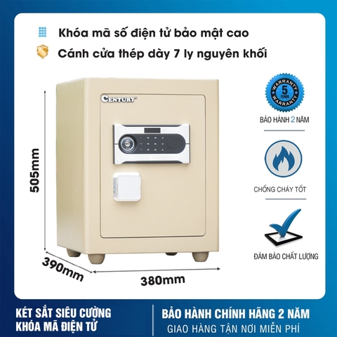Két Sắt Điện Tử Century SC60DT Chống Cháy Cao Cấp