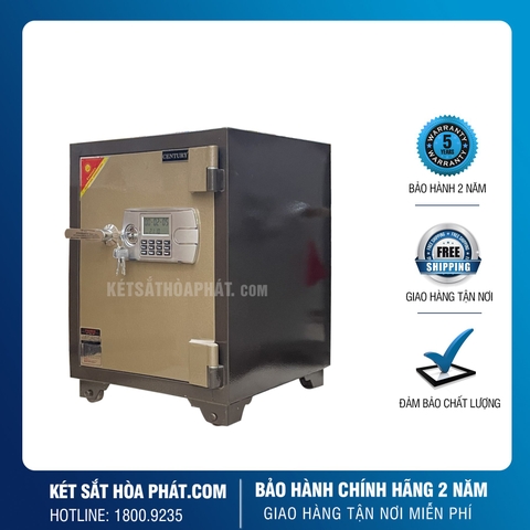 Két sắt Century chống cháy CS45 điện tử cao cấp 2021