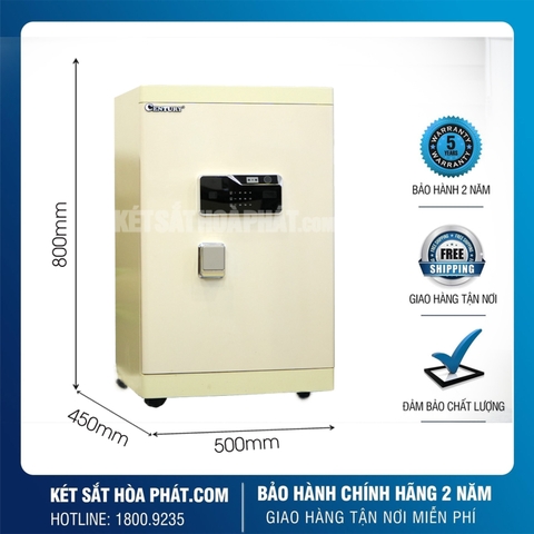 Két sắt Century CF800 Vân Tay Điện Tử Nhận Diện Khuôn Mặt