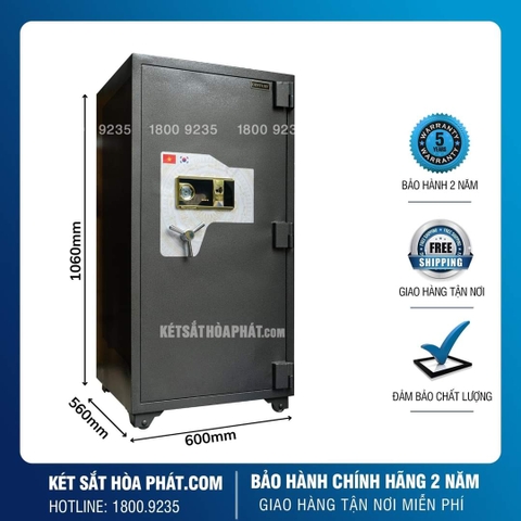 Két sắt ngân hàng Century KV106 khóa vân tay