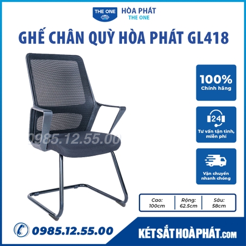 Thông số sản phẩm ghế chân quỳ Hòa Phát The One GL418
