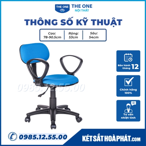 Ghế xoay văn phòng SG130 - Thông số kỹ thuật