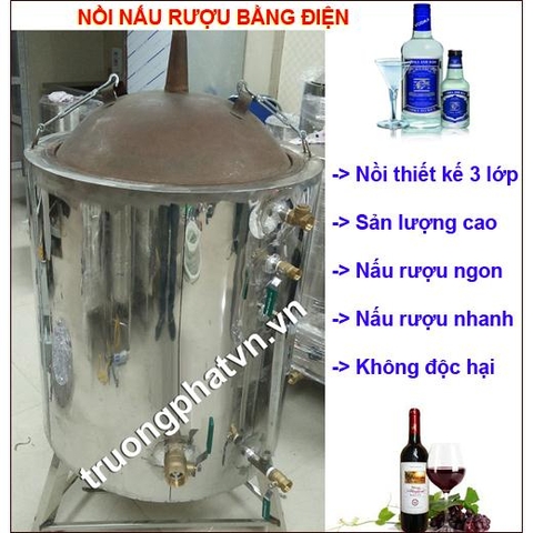 Nồi nấu rượu bằng điện