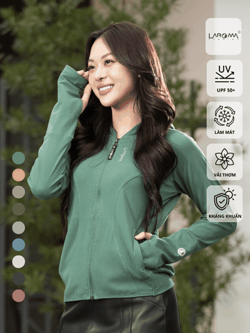 Áo Chống Nắng Nữ Cotton Laroma| UPF50+ | Vải Thơm | Làm Mát | Thời Trang | Đa Dụng