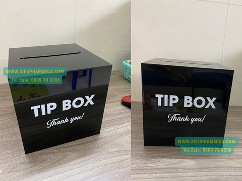 Hộp Tiền Tip 20x20x20cm-Có Sẵn Lấy Ngay TPHCM