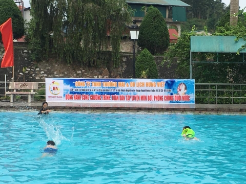 HungvietTravel.vn đồng hành cùng chương trình “Toàn dân tập luyện môn bơi, phòng chống đuối nước”